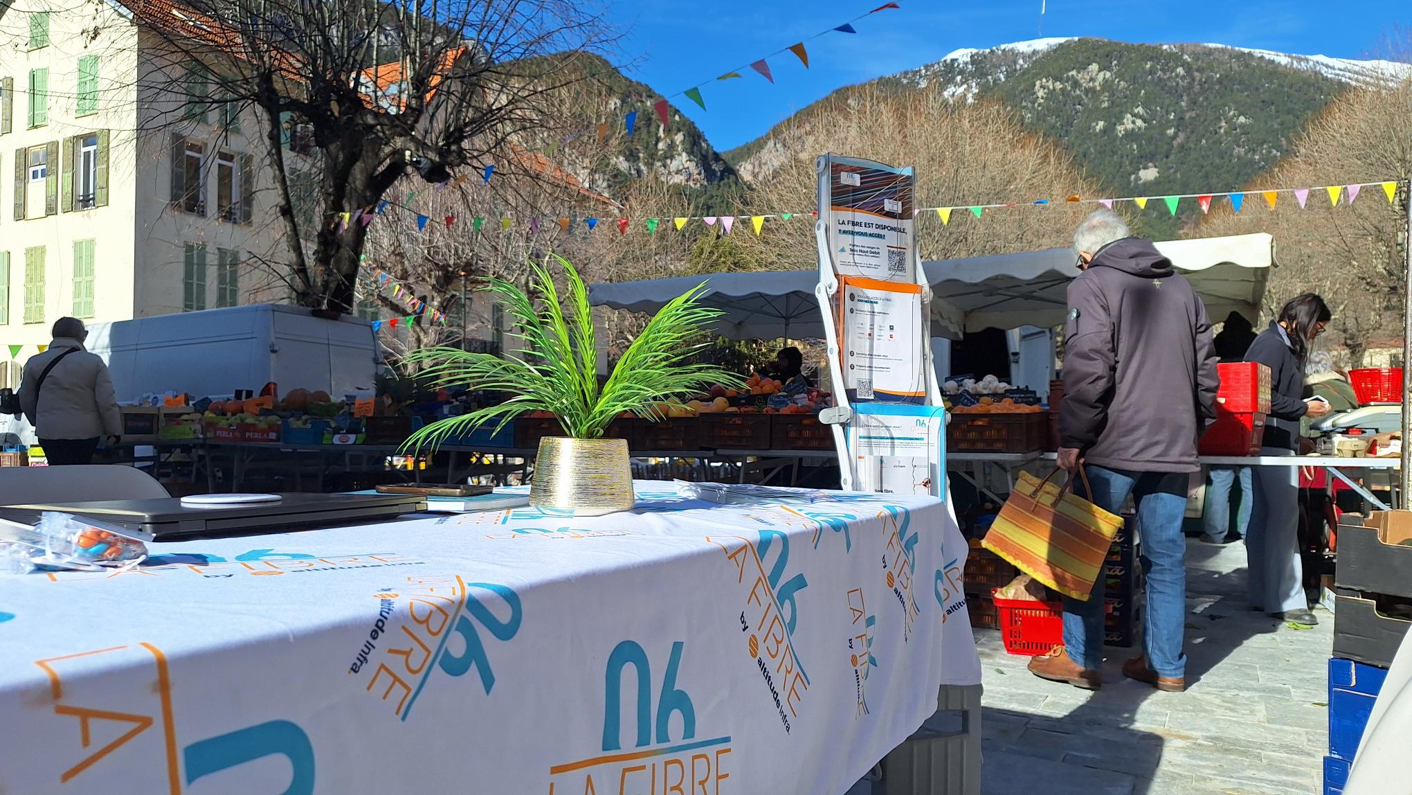 Marché de St Martin Vésubie